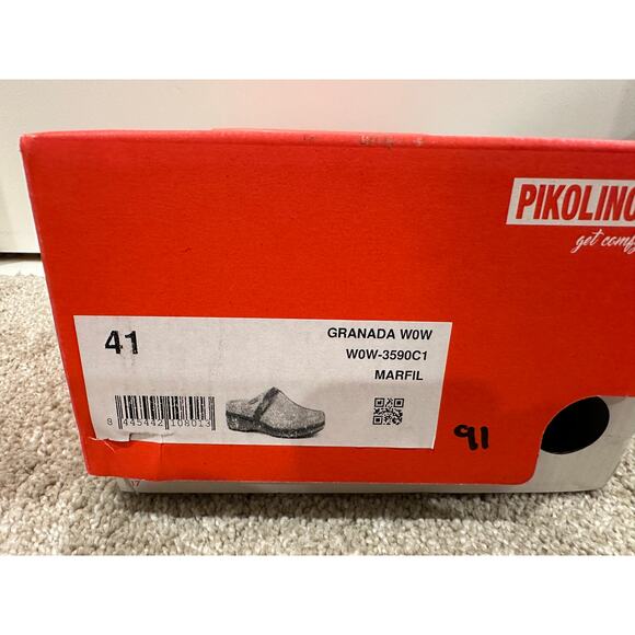 Pikolinos Granada Water Repellent Clog Sz 9.5 US 41 EU Arch Support Lightly Worn - Picture 10 of 13